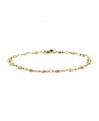 Bracciale Marlù Basi Stelle in acciaio dorato 2br0059g