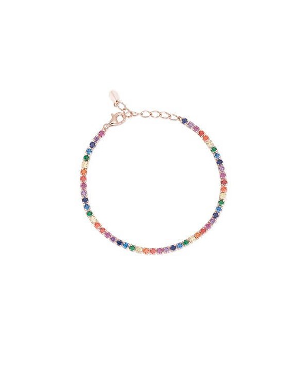 Bracciale Mabina Tennis Arcobaleno