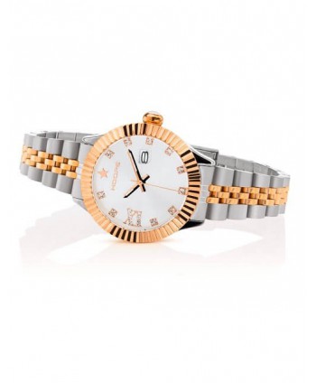 Orologio Hoops NEW LUXURY DIAMONDS SILVER AND GOLD
