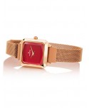 Orologio Hoops CARRÈ GOLD rosso