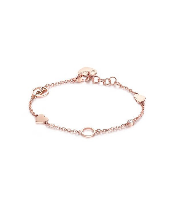 Bracciale S’Agapõ Happy Love acciaio rosato SHAN02