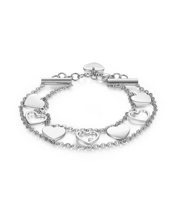 Bracciale S’Agapõ Pretty 7 cuori SPE11