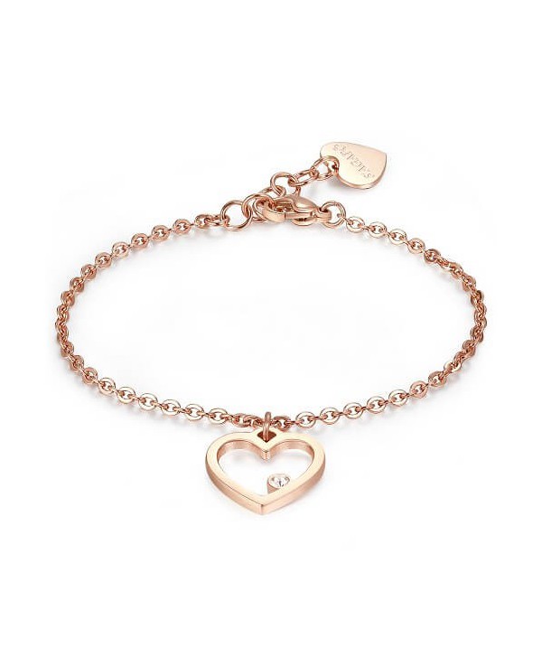 Bracciale S’Agapõ Pretty cuore con cristallo SPE14