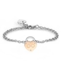 Bracciale S’Agapõ Lockme lucchetto con Infinito Zia SLM16