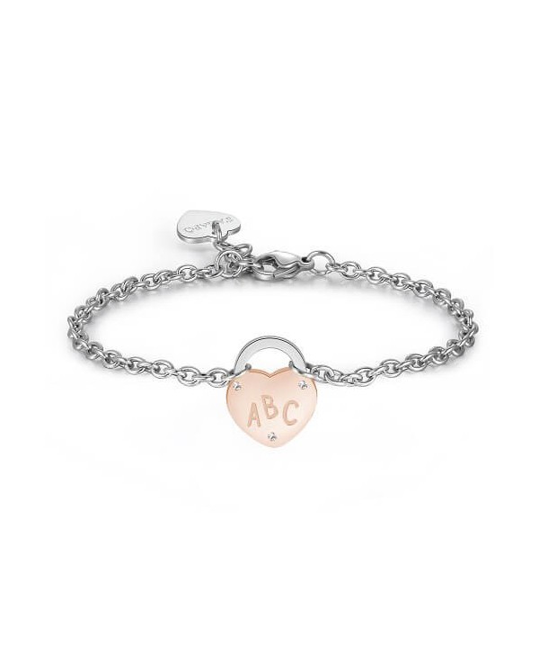 Bracciale S’Agapõ Lockme lucchetto ABC Maestra SLM14