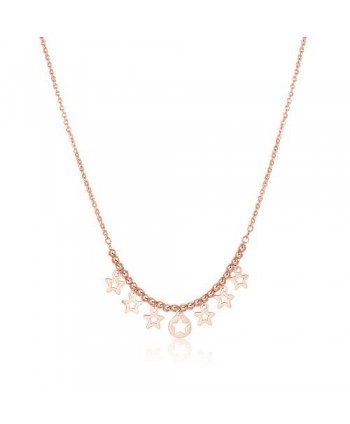 Collana S’Agapõ Medina Stelle rosate SEA02