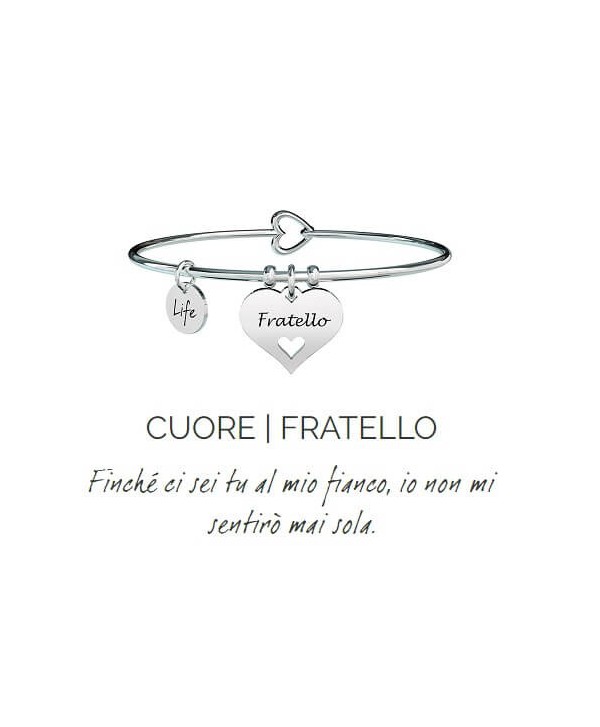 Bracciale Kidult Cuore/ fratello 731618