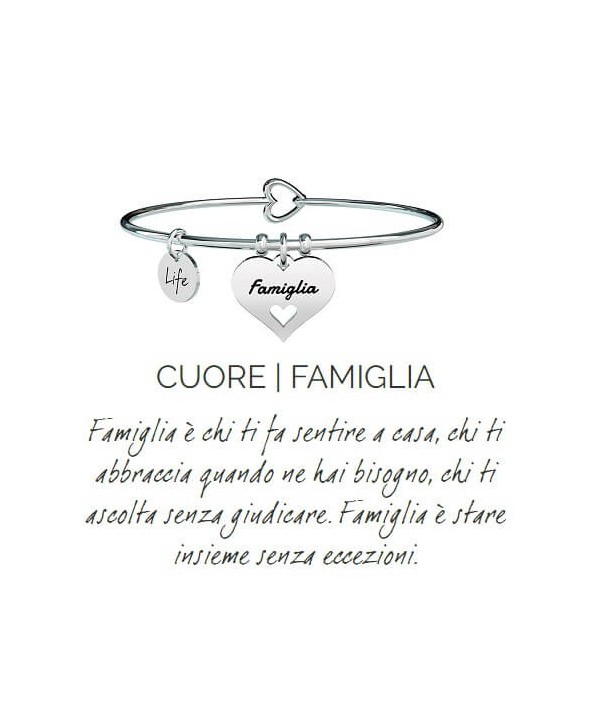 Bracciale Kidult Cuore/Famiglia 731627