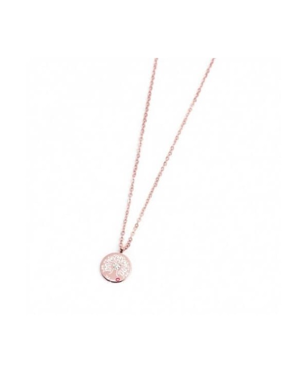 Collana Marlù Albero della Vita 12 mm acciaio rosato 15CN024R 