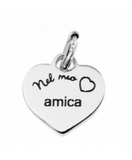 Charm Marlù Unisex Cuore Dorato Con Scritta Mamma 15CH148G