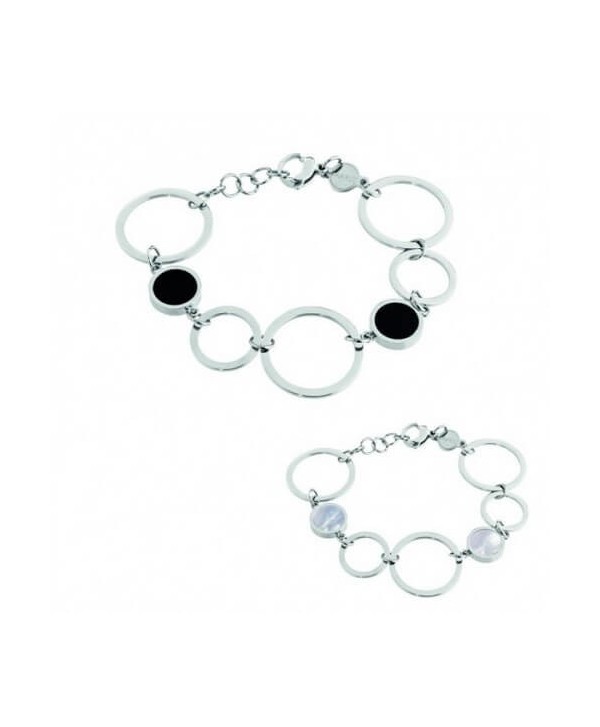 Bracciale Marlù Be Woman cerchi acrilico e madreperla 2BR0046