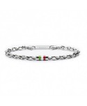 Bracciale Marlù Italia nel cuore catena marine e barile tricolore 22br003