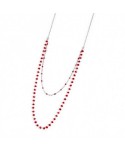 Collana Marlù Basi Cristalli 3 MM rossi 2CA0002-R