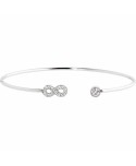 Bracciale rigido Marlù Riflessi Infinito 18BR075