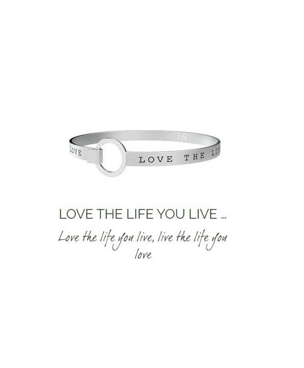 Bracciale Kidult Love the Life you live 231724