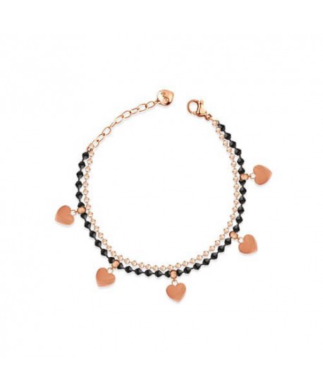 Bracciale OPS TWICE cuori OPSBR-656