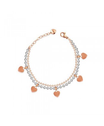 Bracciale OPS TWICE cuori OPSBR-655