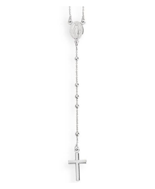 Collana Amen Rosario classico argento/oro rosa