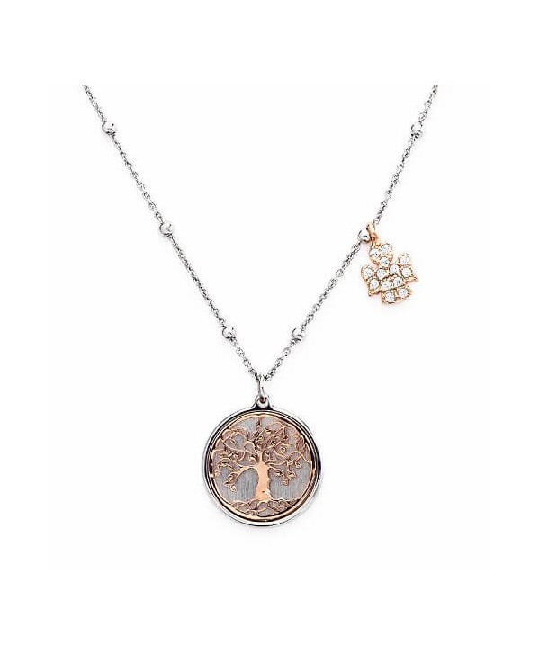 Collana Amen Albero della vita e Angelo clal