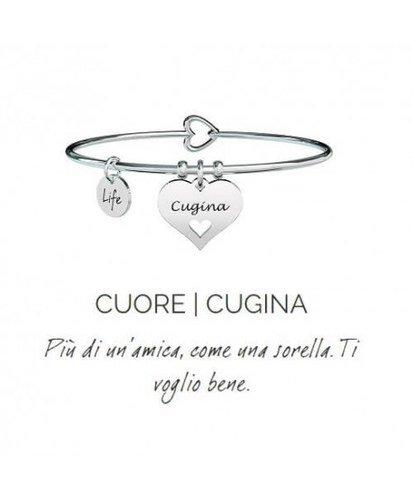 Bracciale Kidult Cuore/Cugina