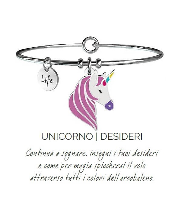 Bracciale Kidult Unicorno/Desideri