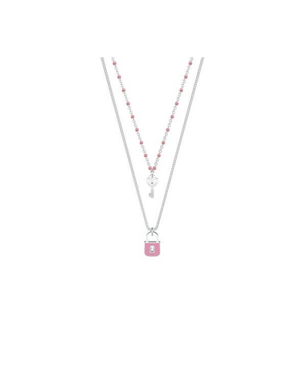 Collana doppia Kidult Love Lucchetto 751126