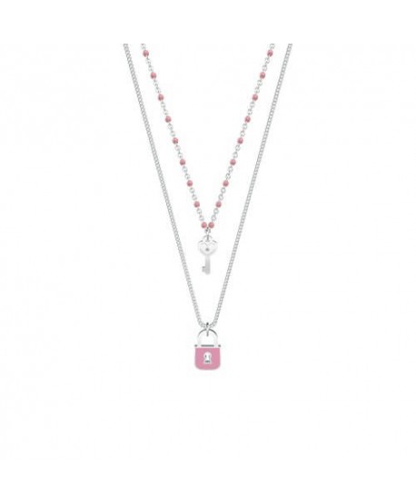 Collana doppia Kidult Love Lucchetto 751126