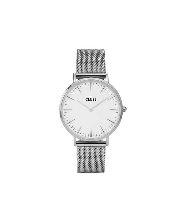 Orologio Cluse La Bohème Mesh White