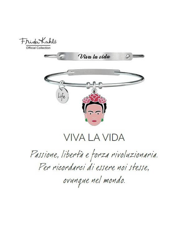 Bracciale Kidult Frida Kahlo VIVA LA VIDA