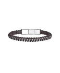 Bracciale 2Jewels Leather & Chain marrone 232092