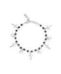 Bracciale 2Jewels Faith vetro e croci 232112