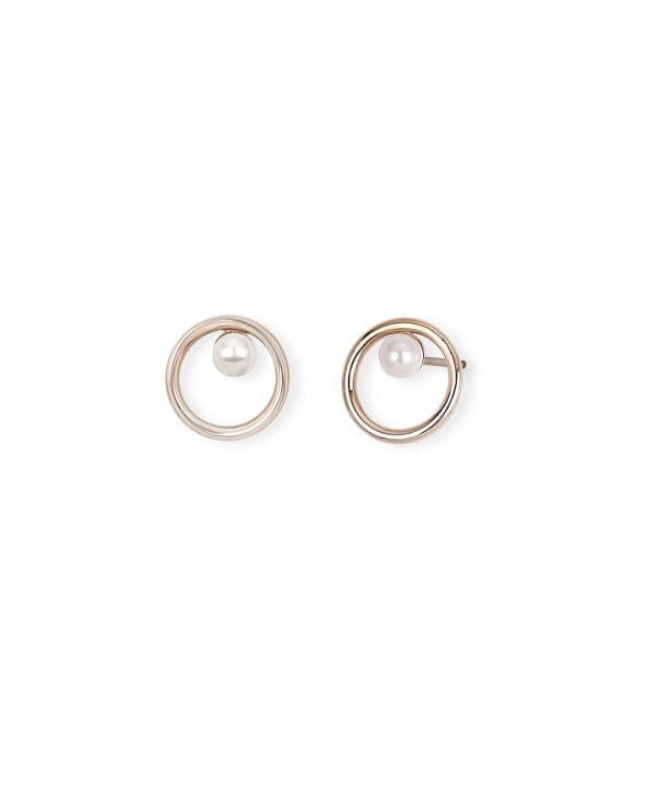 Orecchini 2Jewels Minimal Chic Pvd oro rosa e perla 261288