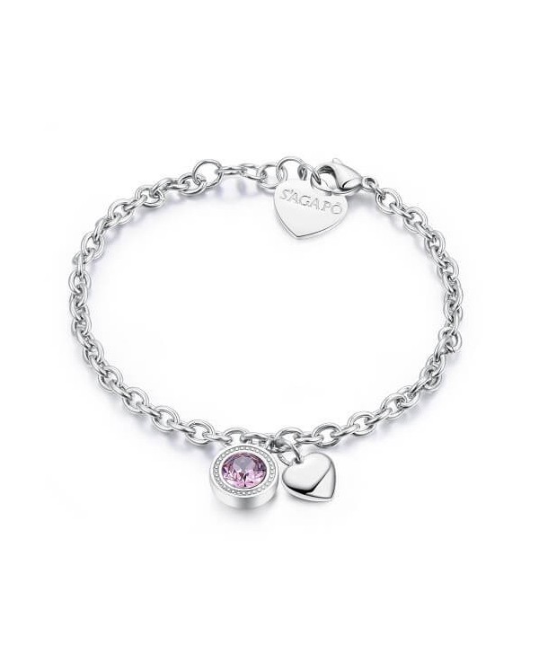 Bracciale S’Agapõ Lucky Light Cuore SKT11