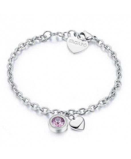 Bracciale S’Agapõ Lucky Light Cuore SKT11