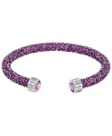 Bracciale rigido swarovski Crystaldust Heart Viola 5278499 5292447