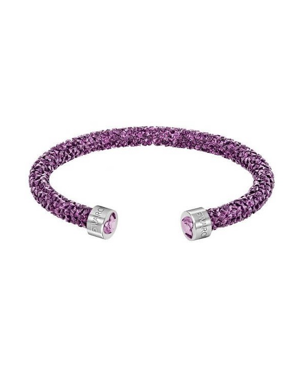 Bracciale rigido swarovski Crystaldust Heart Viola 5278499 5292447