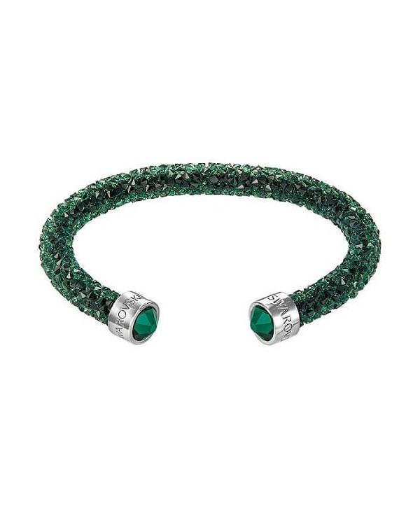 Bracciale rigido swarovski crystaldust Green 5250690 5255908