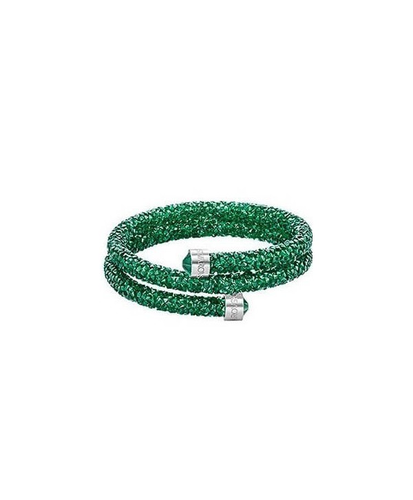 Bracciale rigido swarovski Crystaldust Double Verde 5292450