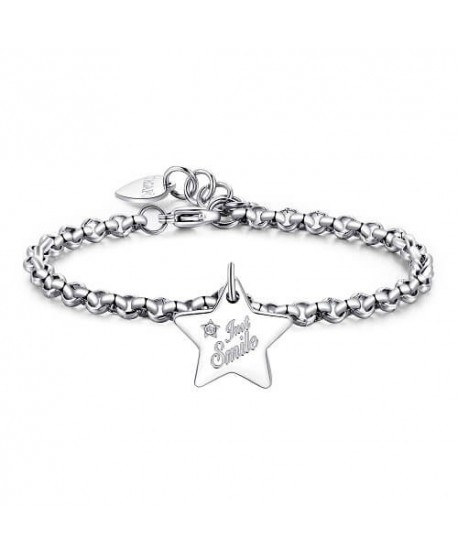 Bracciale S’Agapõ Be My Always Just Smile stella SBM33