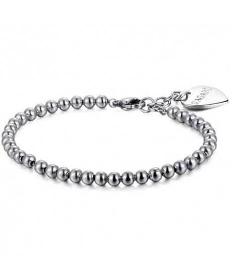 Bracciale S’Agapõ Happy sfere 4 mm acciaio SHAC10