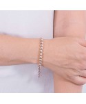 Bracciale S’Agapõ Happy sfere 5 mm acciaio rosato SHAC38