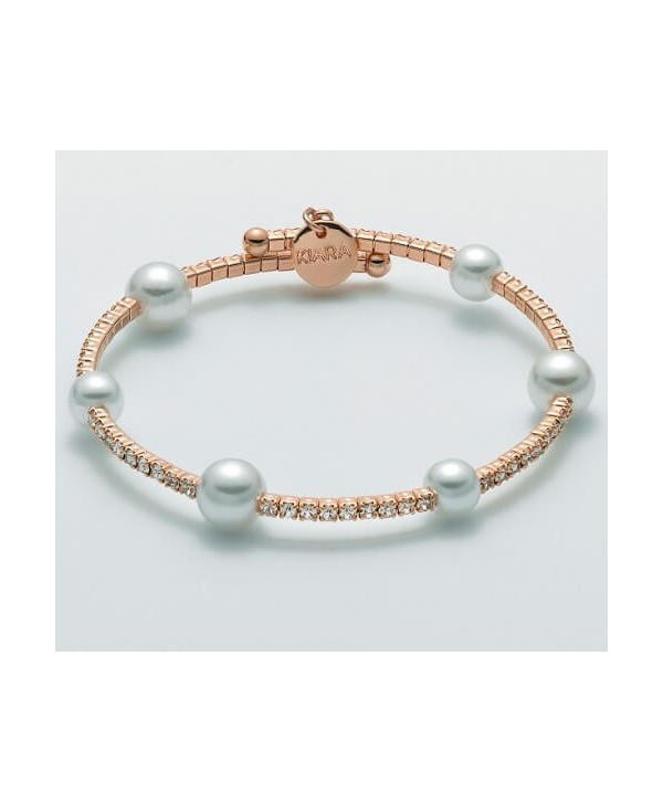 Bracciale Kiara Basik Pearl oro rosa o argento