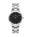 Orologio Daniel Wellington Icon Link silver e black 28 mm DW00100208