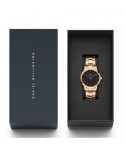 Orologio Daniel Wellington Icon Link black e rosé 28 mm DW00100214