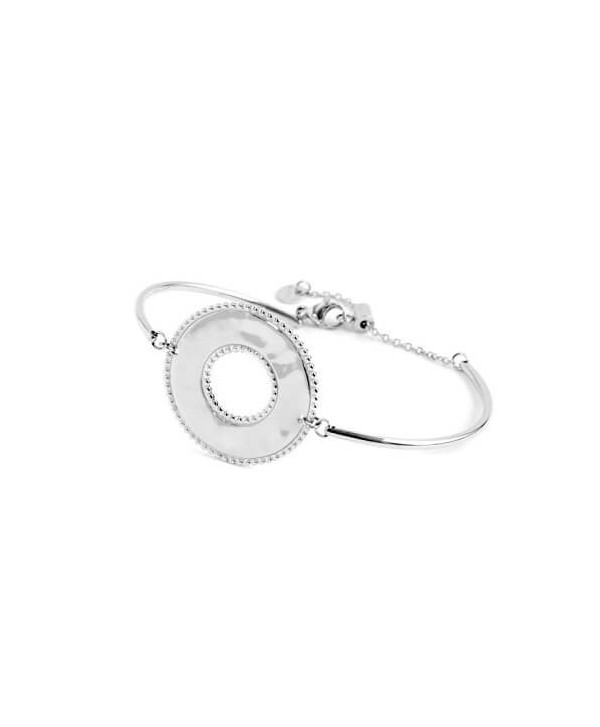 Bracciale Marlù Vision cerchio martellato argentato 33BR0006