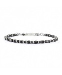 Bracciale Marlù Man Class cubi e sfere acciaio e ematite 4BR1839BR