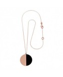 Collana lunga Marlù Be Woman Cerchio rosé e nero 2CO0054R-NR