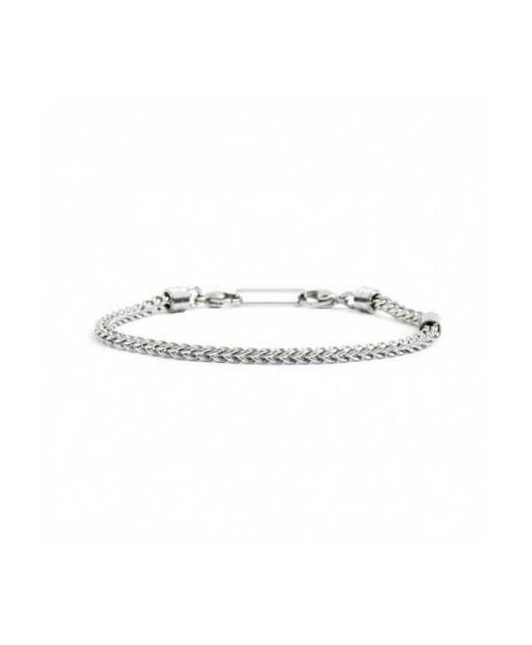 Bracciale Marlù Man Trendy Fishbone sottile 4BR1833