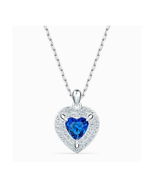 Collana Swarovski One cuore blu 5511541