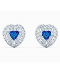 Orecchini Swarovski One cuore blu 5511685